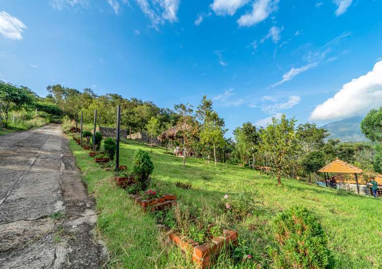 Scenic surroundings of one of the best resorts in Kodaikanal