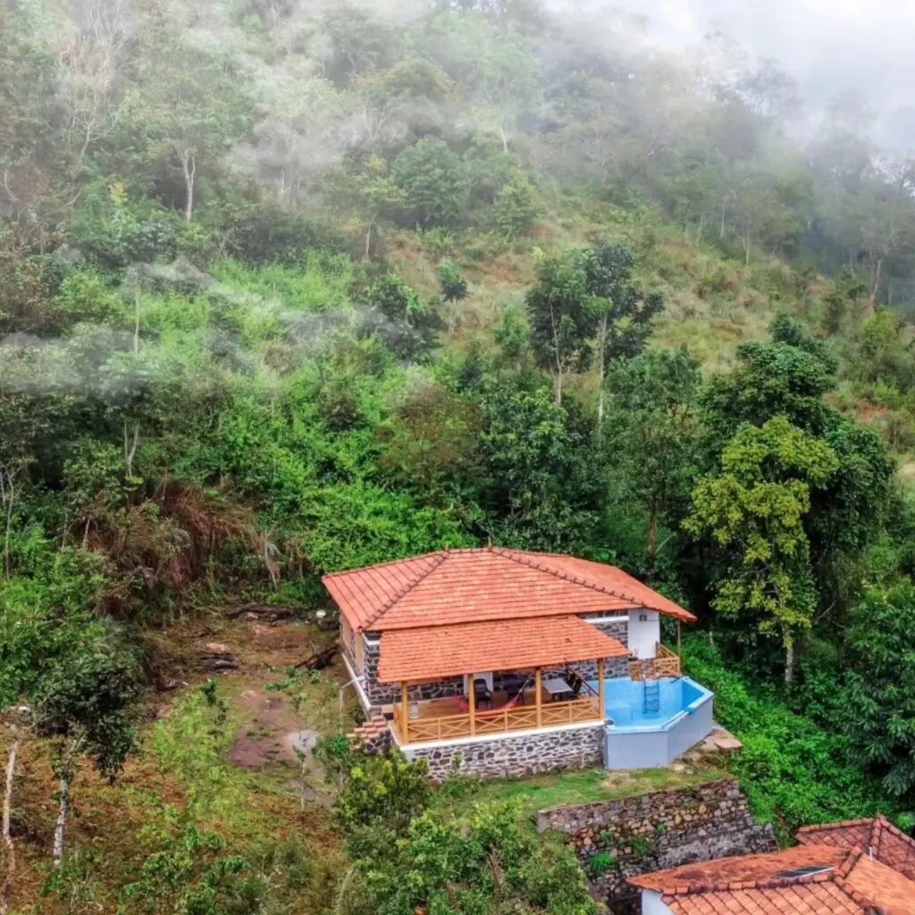Private cottage surrounded by forest at Zac’s Valley in Kodaikanal